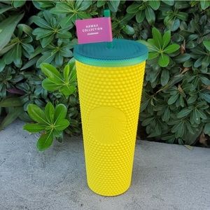Starbucks studded pineapple Hawaii tumbler cup